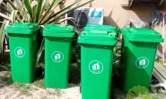 广西钦州120l绿色户外塑料垃圾桶