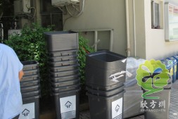 北海户外物业小区塑料垃圾桶生产厂家