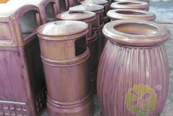 贺州创意高档玻璃钢垃圾桶生产厂家
