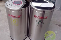 钦州室内环保不锈钢垃圾桶厂家定制