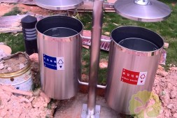玉林物业小区不锈钢垃圾桶厂家定制