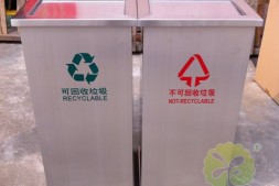 桂林旅游景区不锈钢垃圾桶厂家定制