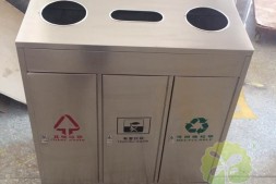 柳州物业小区不锈钢垃圾桶厂家定制